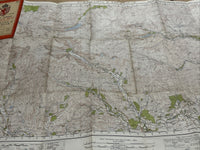 GLEN CLOVA & LOCHNAGAR Ordnance Survey One Inch Sheet 50 Popular Ed 1927