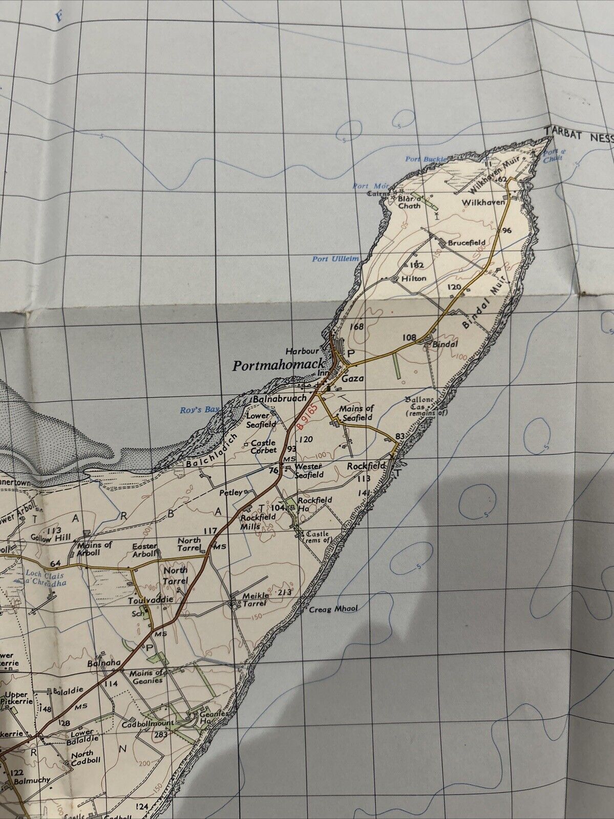 DORNOCH Ordnance Survey One Inch Map Sheet 22 Reasonable Condition 1958 Brora