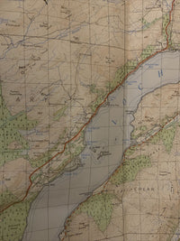 LOCH AWE Scotland- Ordnance Survey One Inch Map 1962 Revision LUING SHUNA