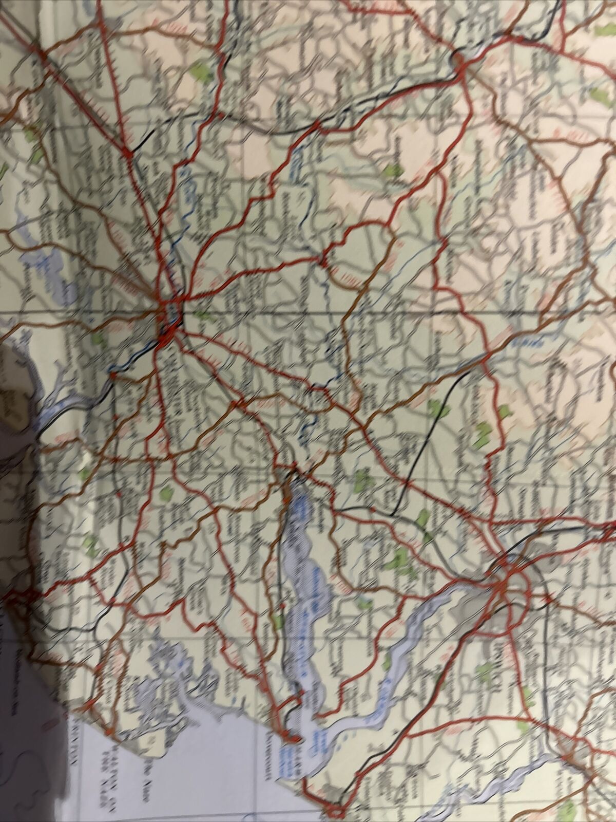 EAST ANGLIA 1962 CLOTH Ordnance Survey Quarter Inch Map Sheet 14 Ipswich Luton