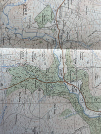 COCK BRIDGE Grampians Pathfinder 243 Ordnance Survey 1:25,000 1976 NJ20/30