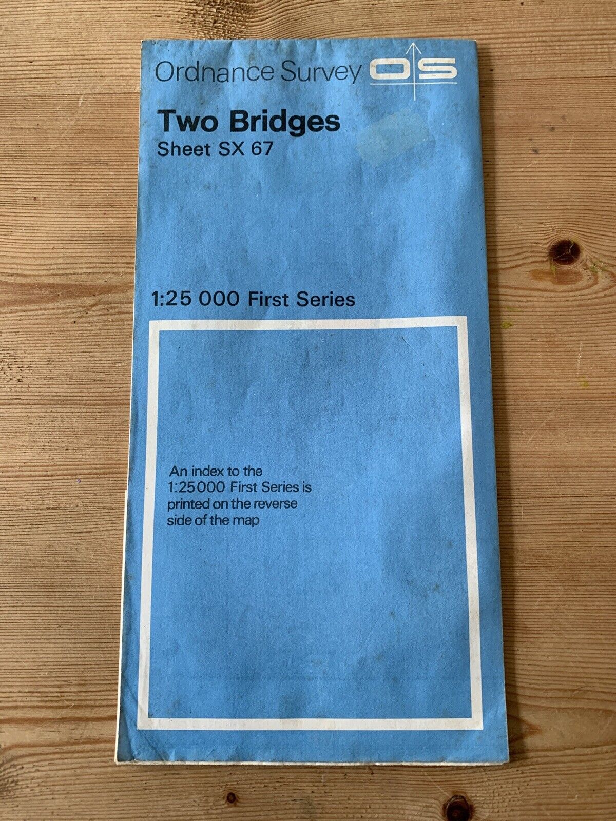 Two Bridges Devon Ordnance Survey 1:25000 First Series 1974 Sheet SX67 Dartmoor