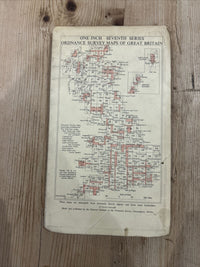 HASTINGS Ordnance Survey Seventh Series Paper One inch 1959 Sheet 184 Rye