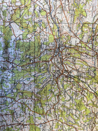 GUILDFORD & HORSHAM Ordnance Survey Fifth Edition Sheet 124 1 Inch 1941 No Cover