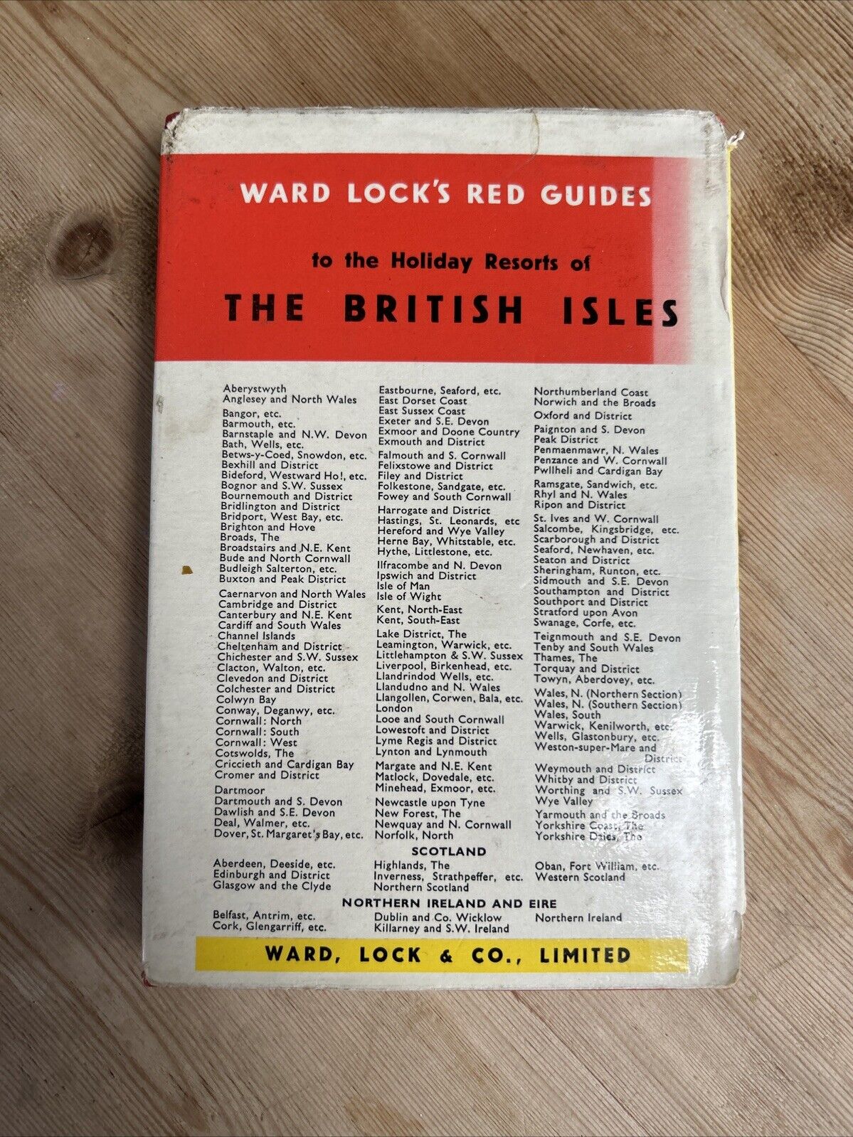 SOUTH CORNWALL Ward Locks Red Guide Hardback Dust Jacket Maps Bodmin Falmouth