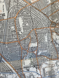 STAINES HEATHROW AIRPORT RICHMOND Pathfinder 1174 Ordnance Survey 1:25000 1990