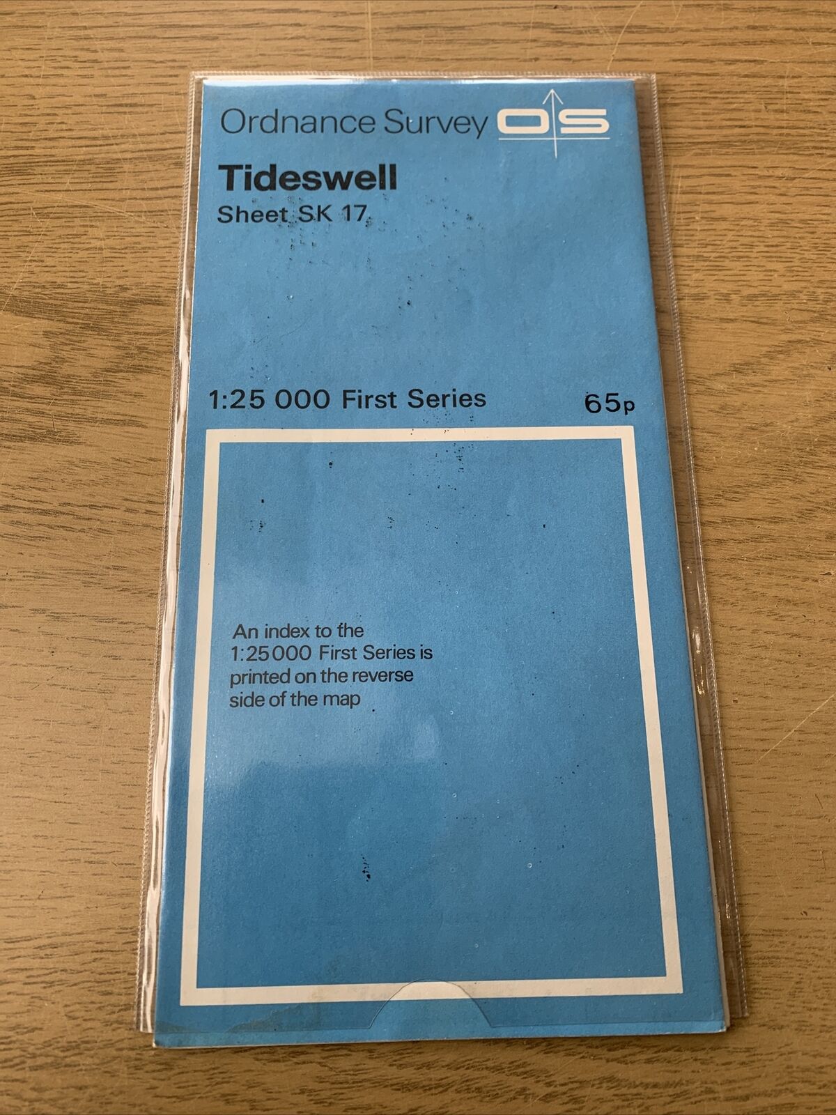 TIDESWELL Ordnance Survey Sheet SK17 Map 1:25,000 First Series 1961 Revisions