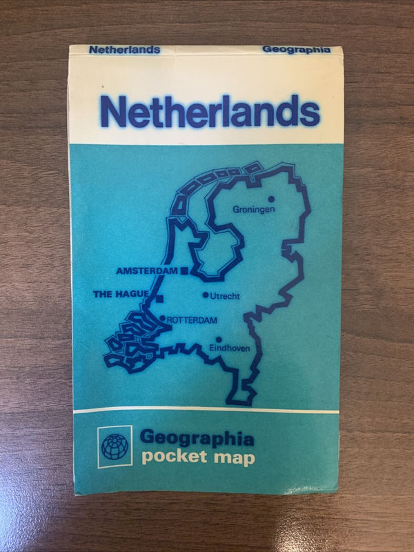 NETHERLANDS Holland -  Geographia Map 1973 Collectable Series