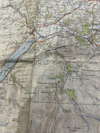 BALA & WELSHPOOL No 117 1953 CLOTH Seventh Series Ordnance Survey One Inch Map