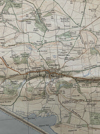 ABBOTSBURY Pathfinder 1331 Ordnance Survey Sheet 1:25000 1993 Littlebredy