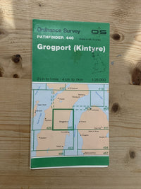 GROGPORT (KINTYRE) Pathfinder Ordnance Survey No 440 (NR 74 & 84) 1:25000 1989