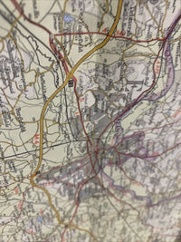 SALISBURY PLAIN Bartholomew - Half Inch Map 1972 No 8 Swindon Aldershot Andover