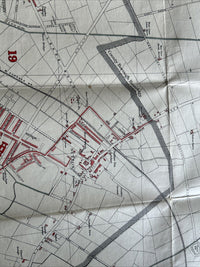 HULL - BROWNS CLOTH NEW PLAN Red Edition Humber Kingston 1930s?