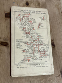 DUMFRIES Ordnance Survey Seventh Series CLOTH 1 Inch 1965 Sheet 74 Dalbeattie