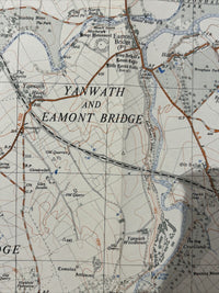 CLIBURN Lowther Park Ordnance Survey Sheet NY52 1:25000 1953 Lake District