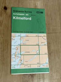 KILMELFORD Pathfinder Ordnance Survey No 355 (NM81/91) 1:25000 1991 Loch Avich