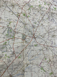 BANBURY No 145 1953 Paper Seventh Series Ordnance Survey One Inch Map Woodstock