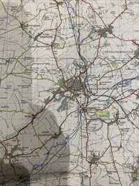 NORTHAMPTON Ordnance Survey Seventh Series Paper One inch 1953 Sheet 133 Corby