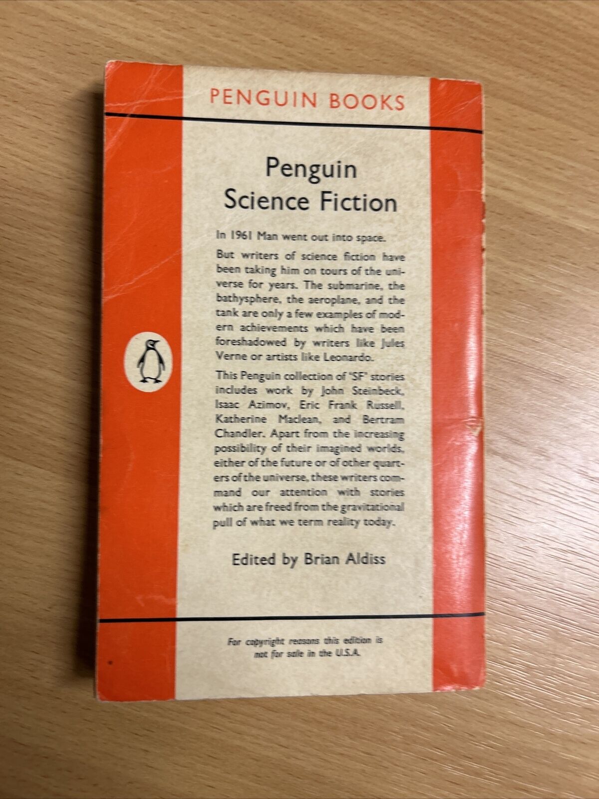 PENGUIN SCIENCE FICTION Edited Brian Aldiss Paperback Book 1967 No 1638