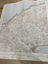 PENZANCE Ordnance Survey Sheet SW43 Map 1:25000 First Series 1960 Morvah Zennor