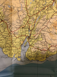 KIRKCUDBRIGHT & WIGTOWN Sheet 30 Johnstons New 2 Miles To 1 Inch Map - 1950?