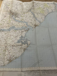 IPSWICH Ordnance Survey Seventh Series Paper One inch 1956 Sheet 150 Frinton