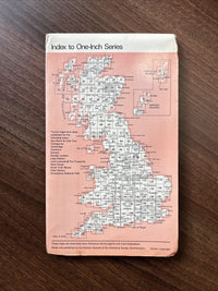 LOCH ARKAIG Ordnance Survey One Inch Sheet 35 Good Condition 1956 Scotland