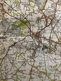 CHATHAM & MAIDSTONE Ordnance Survey Cloth Sixth Series One inch 1940 Sheet 172