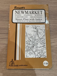 Newmarket - Garnett Map - Exning Snailwell Burwell Lakenheath 1970s? 