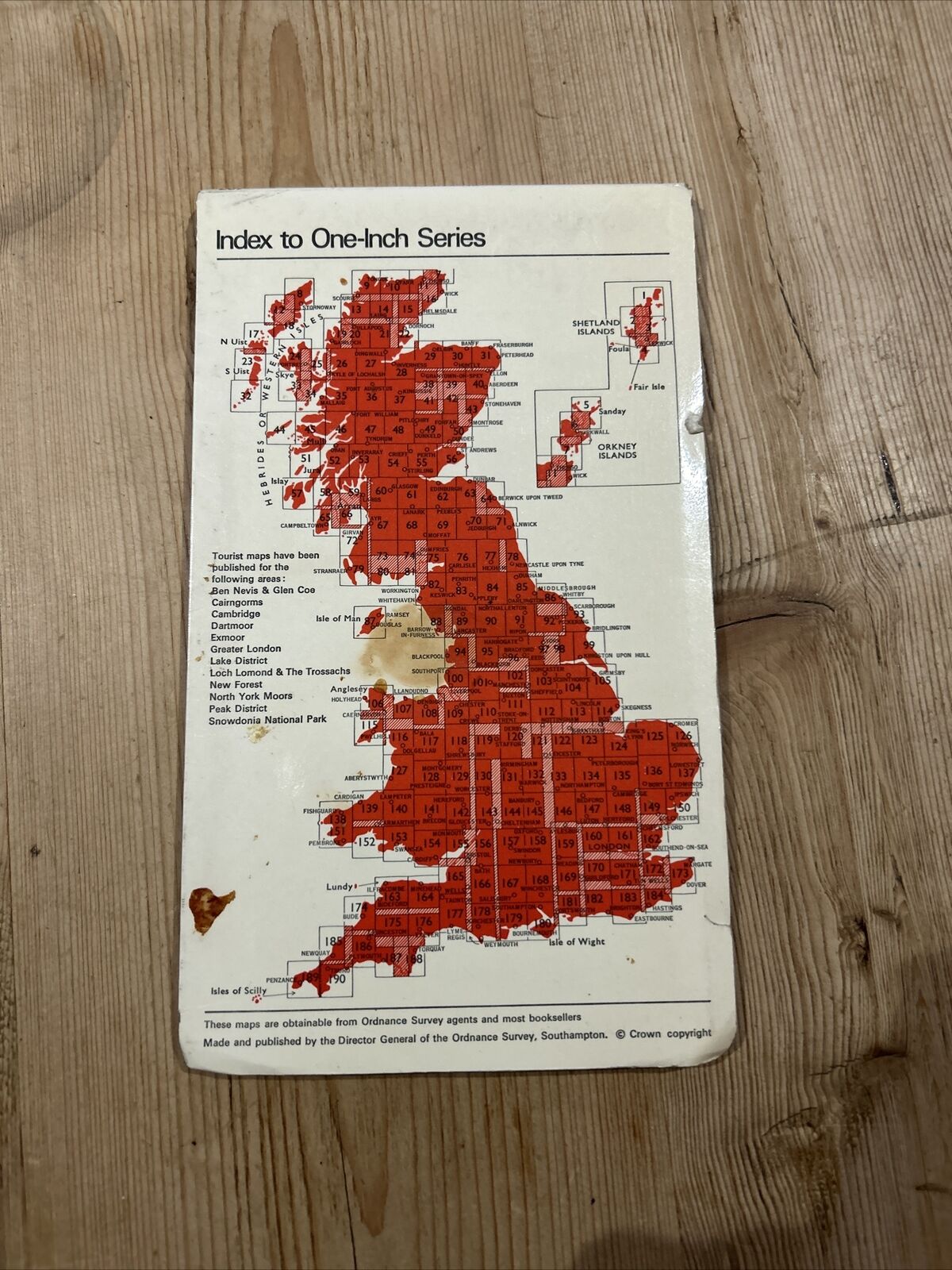 SNOWDON 1962 Edition Ordnance Survey One Inch Map Sheet 107 Llanrwst Bethesda