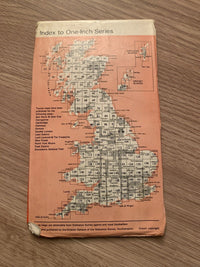 Blackburn & Burnley - Ordnance Survey Map One Inch 1967 Sheet 95 Skipton