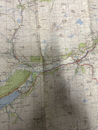 LOCH TAY Perthshire Ordnance Survey Seventh Series Paper One Inch 1956 Sheet 48