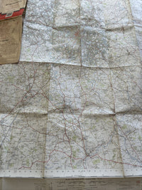 BIRMINGHAM Ordnance Survey Seventh Series CLOTH One inch 1953 Sheet 131