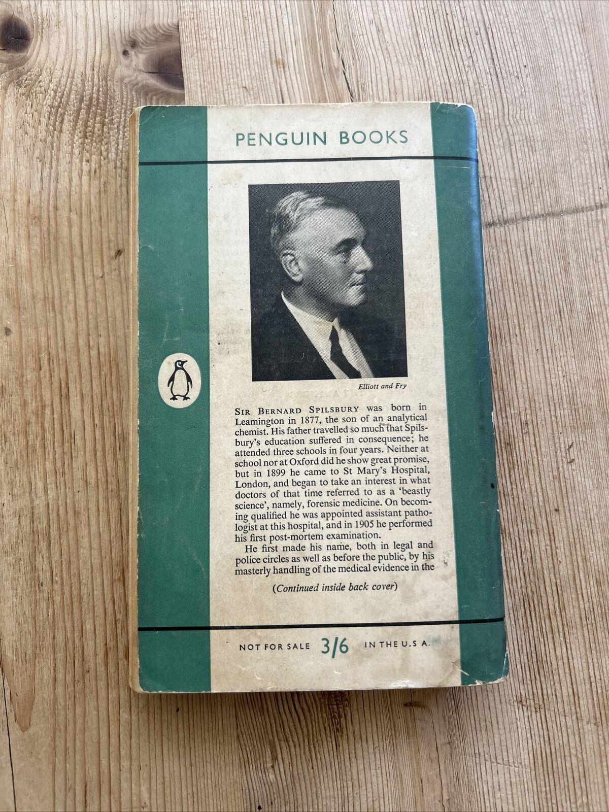 BERNARD SPILSBURY His Life And Cases D G Browne Penguin Crime 1955 No 1092