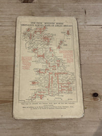 DENBIGH Ordnance Survey Seventh Series Paper One inch 1961 Sheet 108 The Alarm