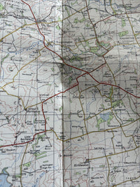 HEXHAM Ordnance Survey Seventh Series CLOTH One Inch Map Sheet 77 1964 Birtley