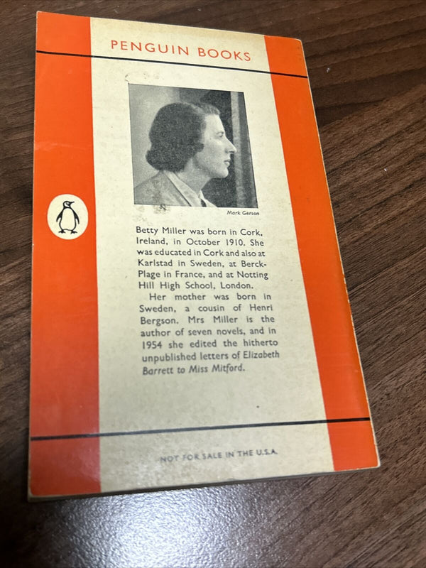 ROBERT BROWNING A Portrait, Betty Miller, Penguin Books Travel No 1264 1958