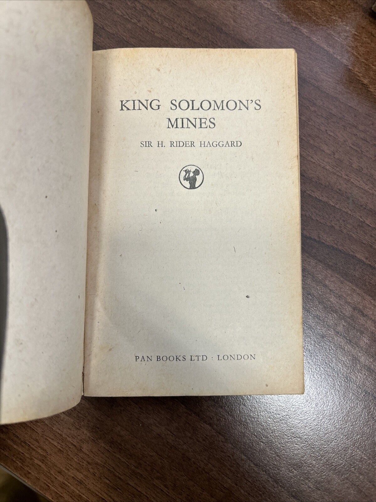 KING SOLOMON’S MINES H Rider Haggard - Pan Books 1951 Africa Colonial