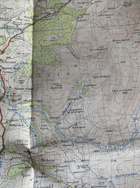 Grantown & Cairngorm No 38 1957 7th Series CLOTH Ordnance Survey One Inch Map