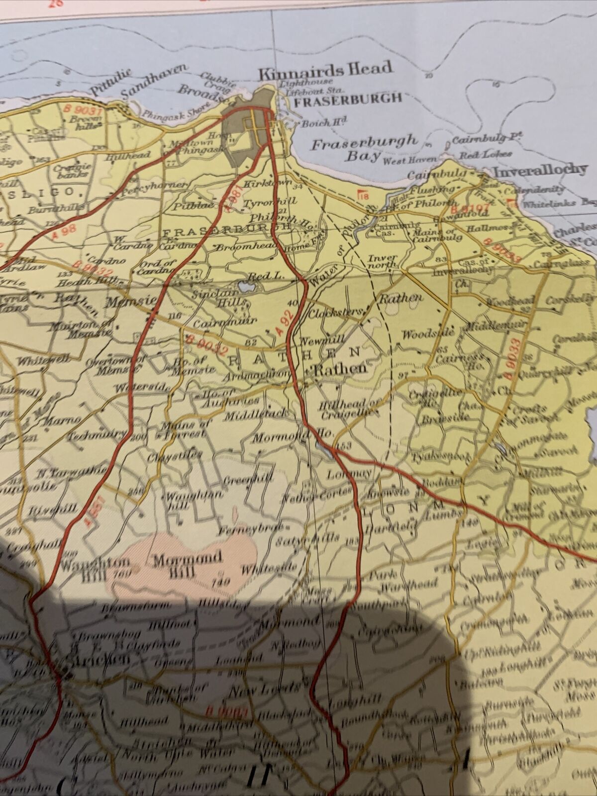 Bartholomew Half Inch Map No 56 Buchan & Strathbogie 1972 Peterhead Keith Alford