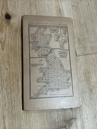 KIDDERMINSTER Ordnance Survey Cloth One Inch Map 1921 No 71 Contoured Bridgnorth