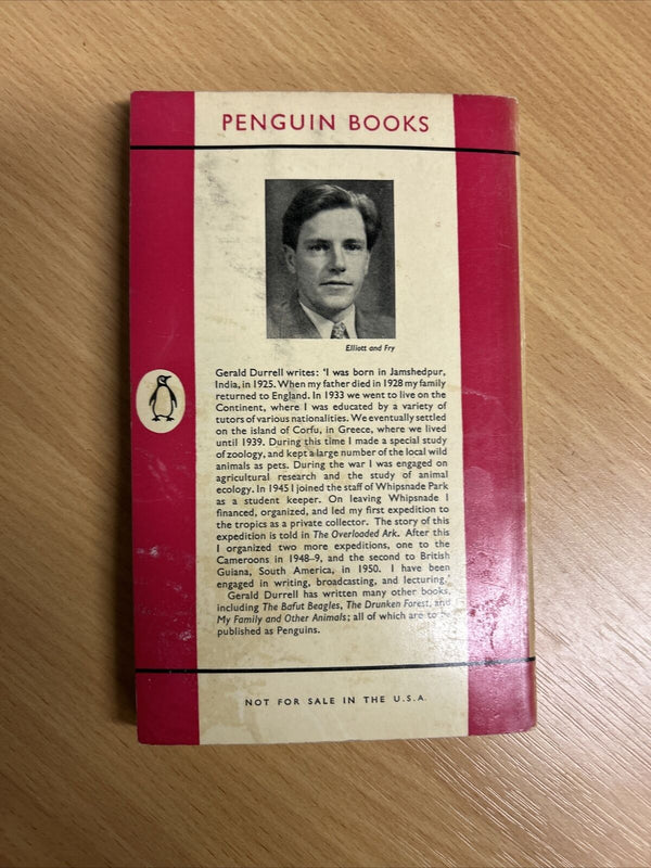 THE OVERLOADED ARK - Gerald Durrell - Penguin Books No 1228 1957