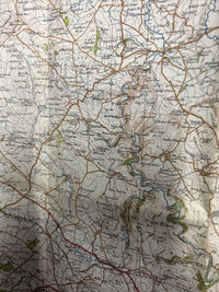 BUXTON & MATLOCK Ordnance Survey Paper Sixth Series 1947 Sheet 111 One Inch