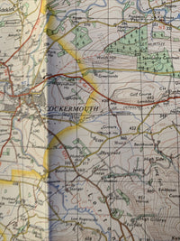 KESWICK Ordnance Survey One Inch Map 82 Whitehaven Wigton Good Condition