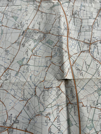 WARRINGTON Ordnance Survey Second Series 1:25,000 Map SJ68/78 Altrincham Hale