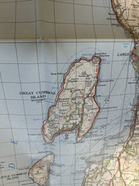 FIRTH OF CYLDE Ordnance Survey One Inch Sheet 59 Good Condition 1965 Scotland