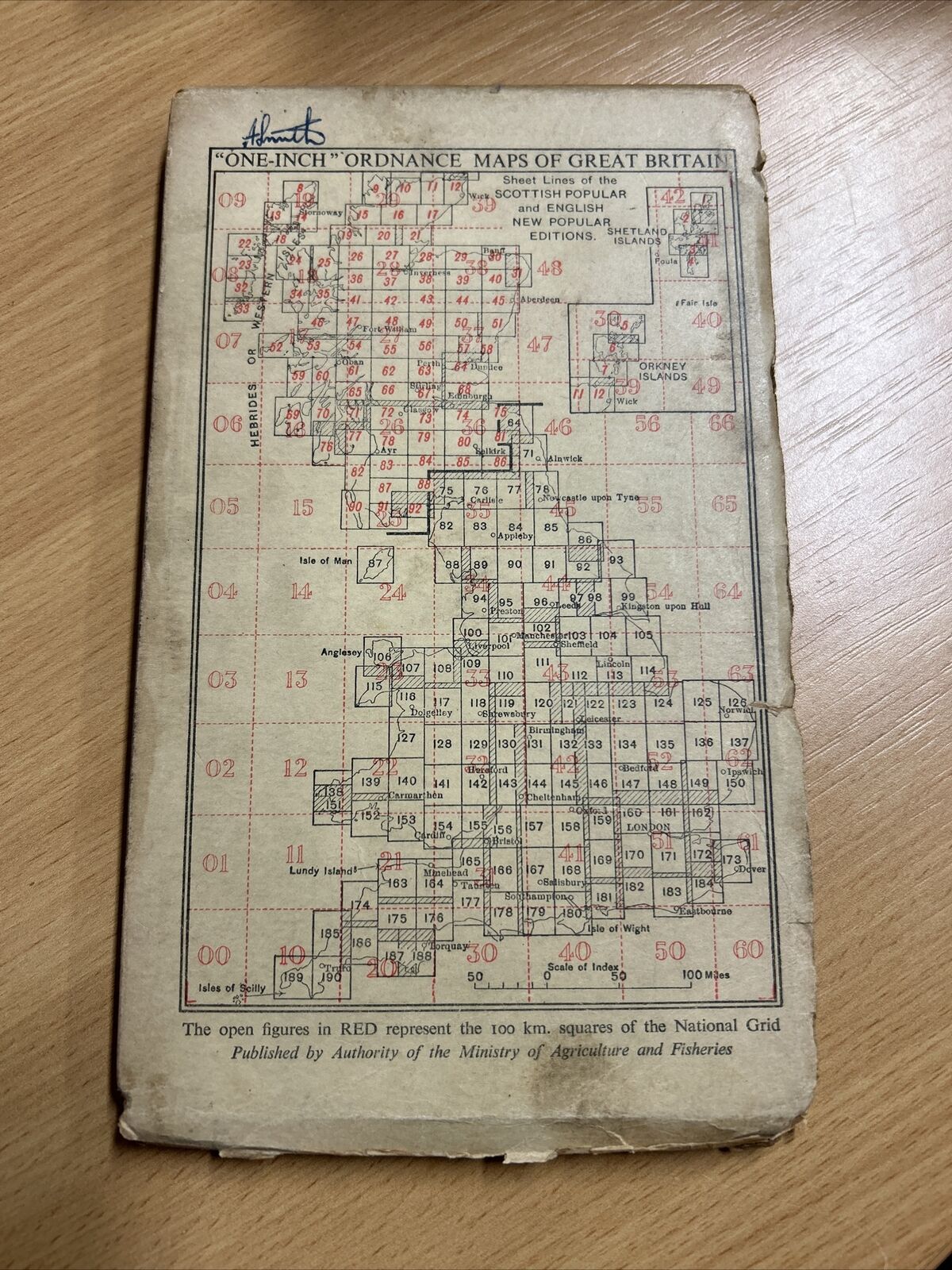 FAKENHAM Ordnance Survey Cloth One Inch Map 1946 Sixth Edition Sheet 125 Reepham