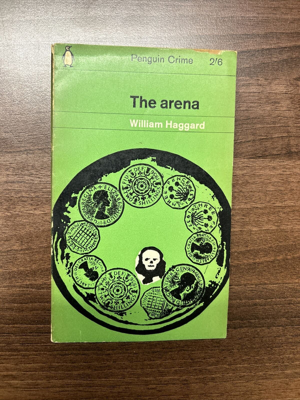 THE ARENA, William Haggard Penguin Crime Green No 1879 1963 First Edition London