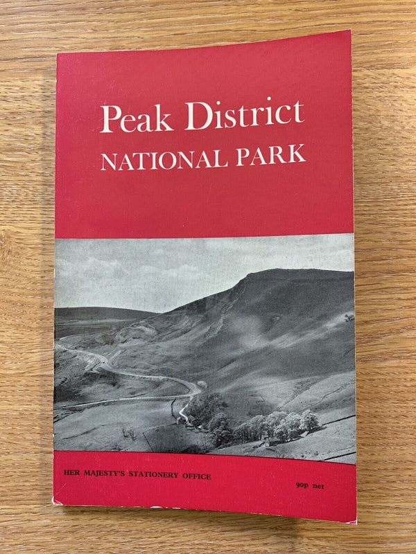 Peak District National Park HMSO 1971 Guide Photos Maps 