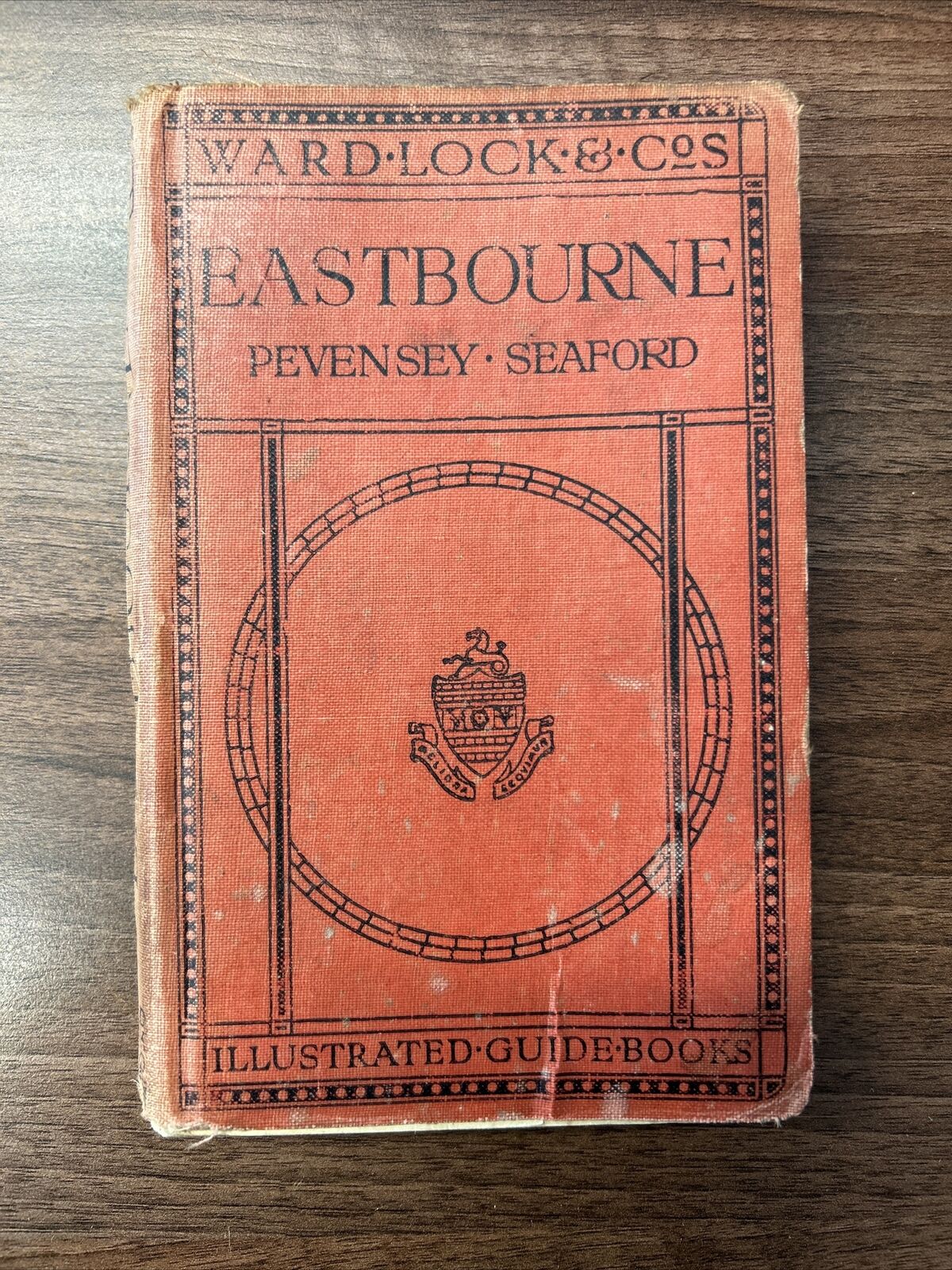 EASTBOURNE PEVENSEY SEAFORD Ward Locks Guide Book 1940s?